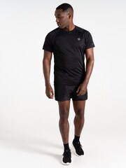 Dare 2b Mens Accelerate Fitness Black T-Shirt - Image 2 of 8