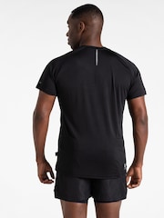 Dare 2b Mens Accelerate Fitness Black T-Shirt - Image 3 of 8