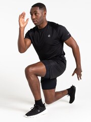 Dare 2b Mens Accelerate Fitness Black T-Shirt - Image 5 of 8