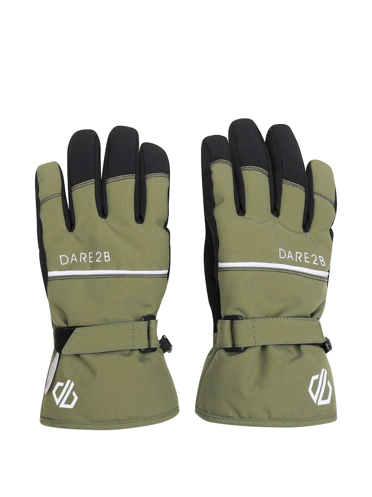 Dare 2b Kids Green Restart Ski Gloves - Image 1 of 4