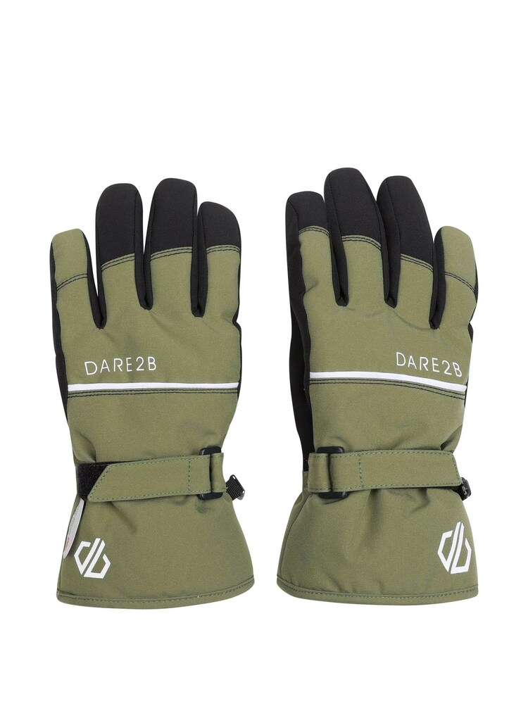 Dare 2b Kids Green Restart Ski Gloves - Image 1 of 4 Dare 2b Kids Green Restart Ski Gloves - Image 1 of 4