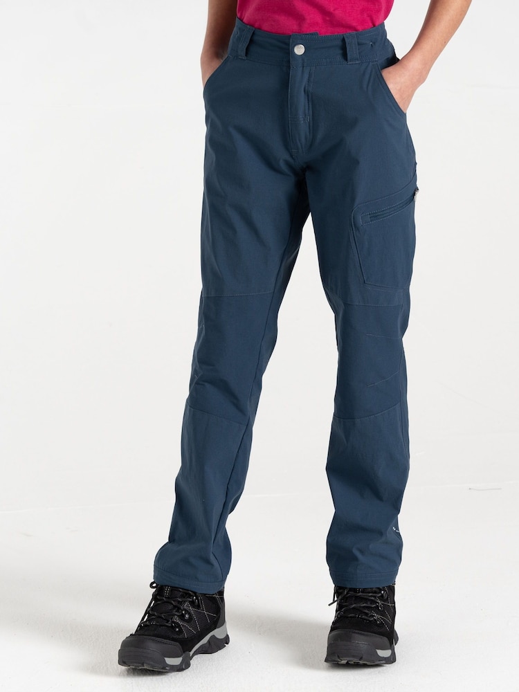 Dare 2b Kids Blue Reprise II Lightweight Trousers - Image 1 of 8