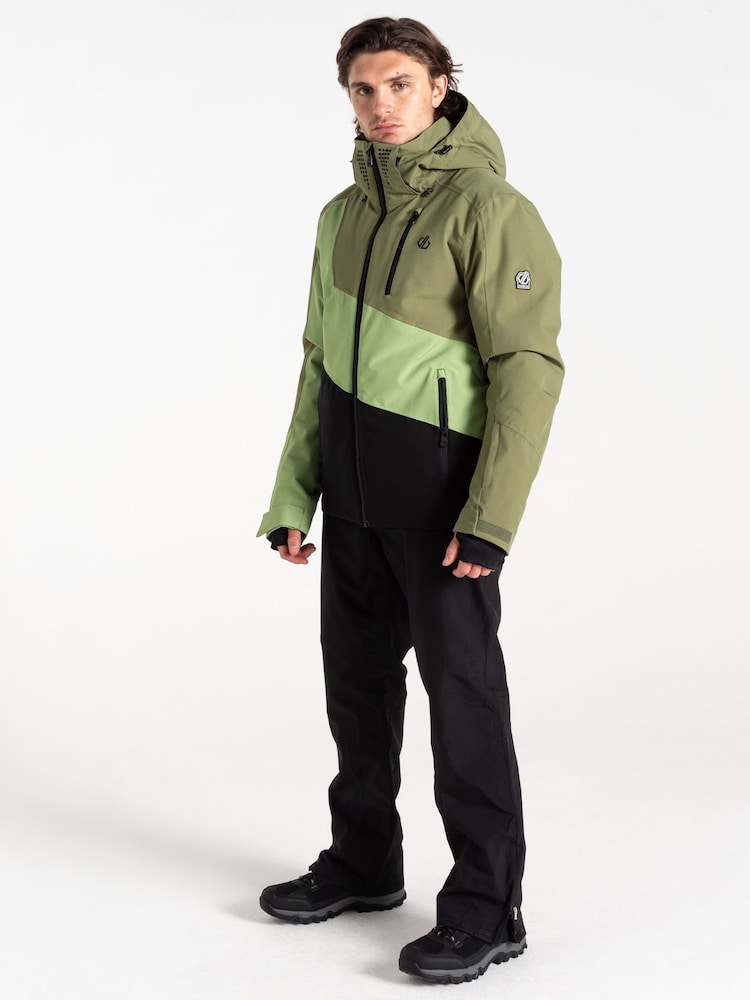 Dare 2b Mens Green Baseplate II Ski Jacket - Image 2 of 9