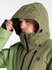 Dare 2b Mens Green Baseplate II Ski Jacket - Image 5 of 9