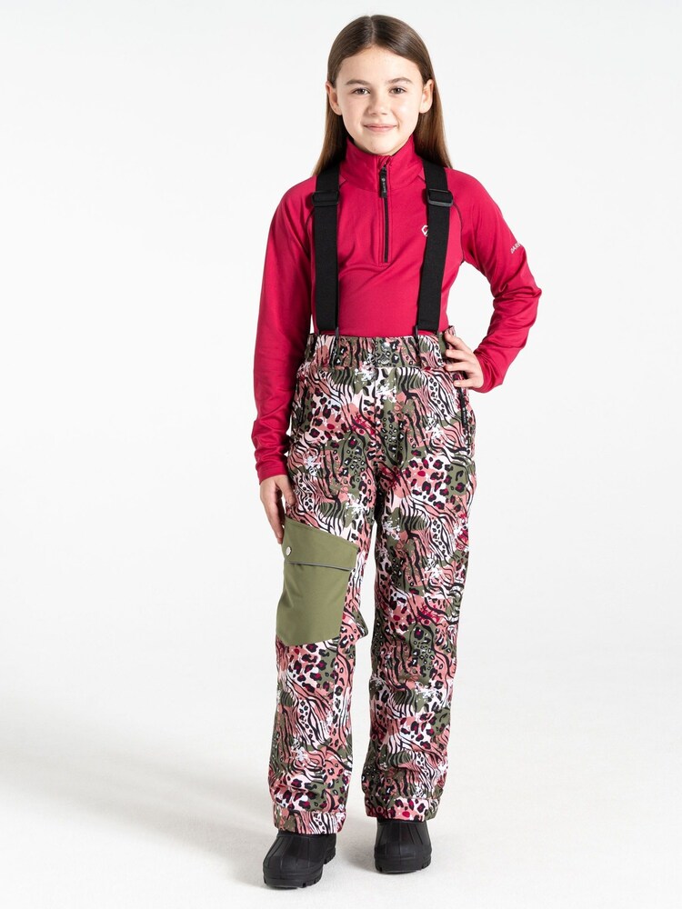 Dare 2b Kids Pink Pow Ski Trousers - Image 1 of 9