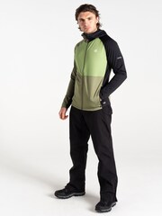 Dare 2b Mens Green Assimilate III Hooded Core Stretch Midlayer Jacket - Image 2 of 6
