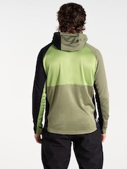 Dare 2b Mens Green Assimilate III Hooded Core Stretch Midlayer Jacket - Image 3 of 6