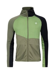 Dare 2b Mens Green Assimilate III Hooded Core Stretch Midlayer Jacket - Image 4 of 6