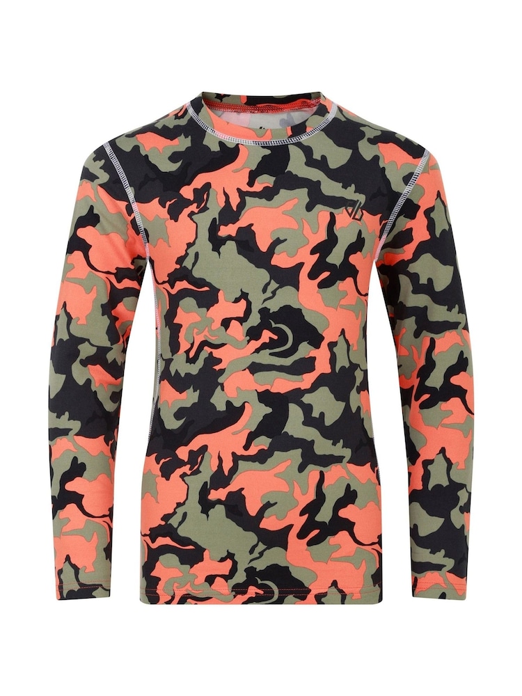 Dare 2b Kids Orange Pow II Base layer Set - Image 2 of 6