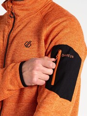 Dare 2b Mens Orange Torrek Thermal Zip Through Fleece - Image 4 of 8