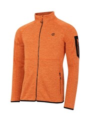 Dare 2b Mens Orange Torrek Thermal Zip Through Fleece - Image 7 of 8
