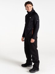 Dare 2b Mens Assimilate III Hooded Core Stretch Midlayer Black Jacket - Image 2 of 7