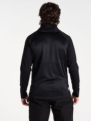 Dare 2b Mens Assimilate III Hooded Core Stretch Midlayer Black Jacket - Image 3 of 7