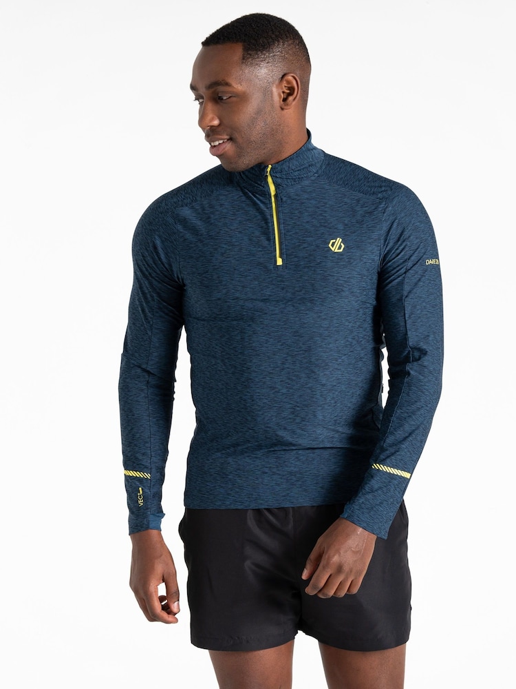 Dare 2b Mens Blue Power Up II Lightweight Jersey - Image 1 of 9
