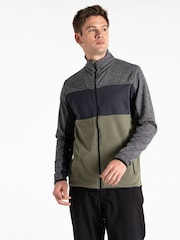 Dare 2b Mens Green Venture Zip Through Fleece - Image 1 of 6