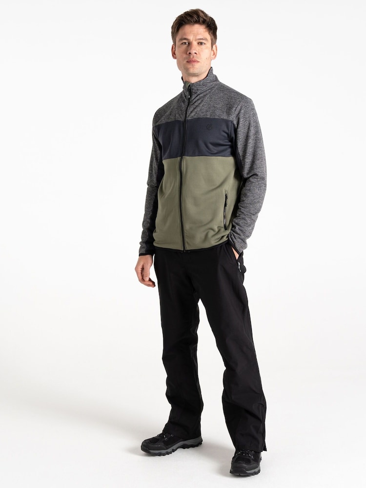 Dare 2b Mens Green Venture Zip Through Fleece - Image 2 of 6