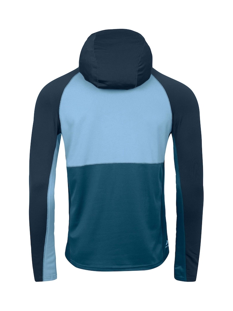 Dare 2b Mens Blue Assimilate III Hooded Core Stretch Midlayer Jacket - Image 7 of 7