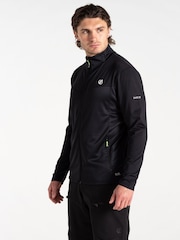 Dare 2b Mens Substratum III Core Stretch Midlayer Black Jacket - Image 1 of 6