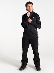 Dare 2b Mens Substratum III Core Stretch Midlayer Black Jacket - Image 2 of 6