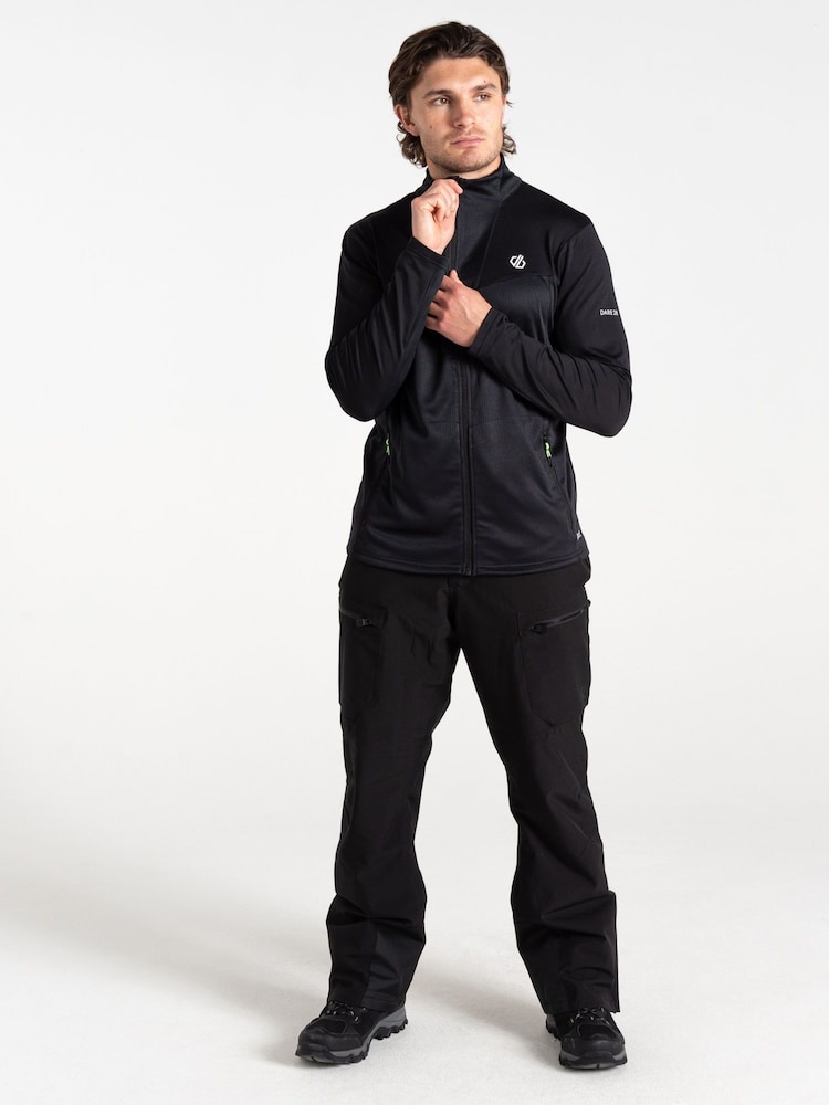 Dare 2b Mens Substratum III Core Stretch Midlayer Black Jacket - Image 2 of 6