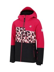 Dare 2b Kids Pink Traverse II Ski Jacket - Image 8 of 9