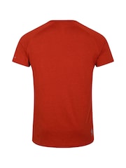 Dare 2b Mens Orange Persist T-Shirt - Image 8 of 8