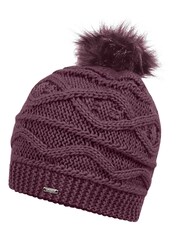 Красный - Dare 2b Womens Remind II Knitted Winter Bobble Hat - Image 1 of 3