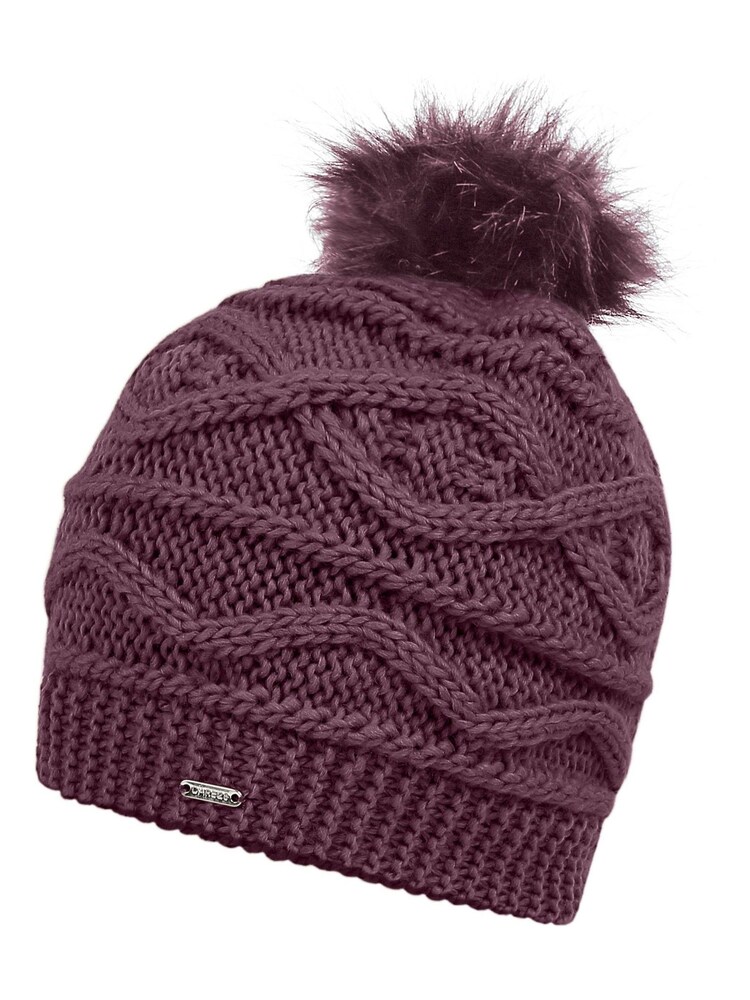 Красный - Dare 2b Womens Remind II Knitted Winter Bobble Hat - Image 1 of 3