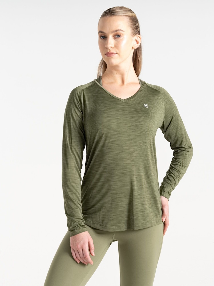Dare 2b Womens Green Discern Lightweight T-Shirt - Image 1 of 6