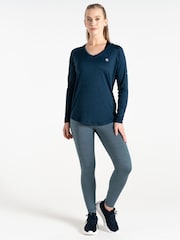 Dare 2b Womens Blue Discern Lightweight T-Shirt - Image 1 of 5