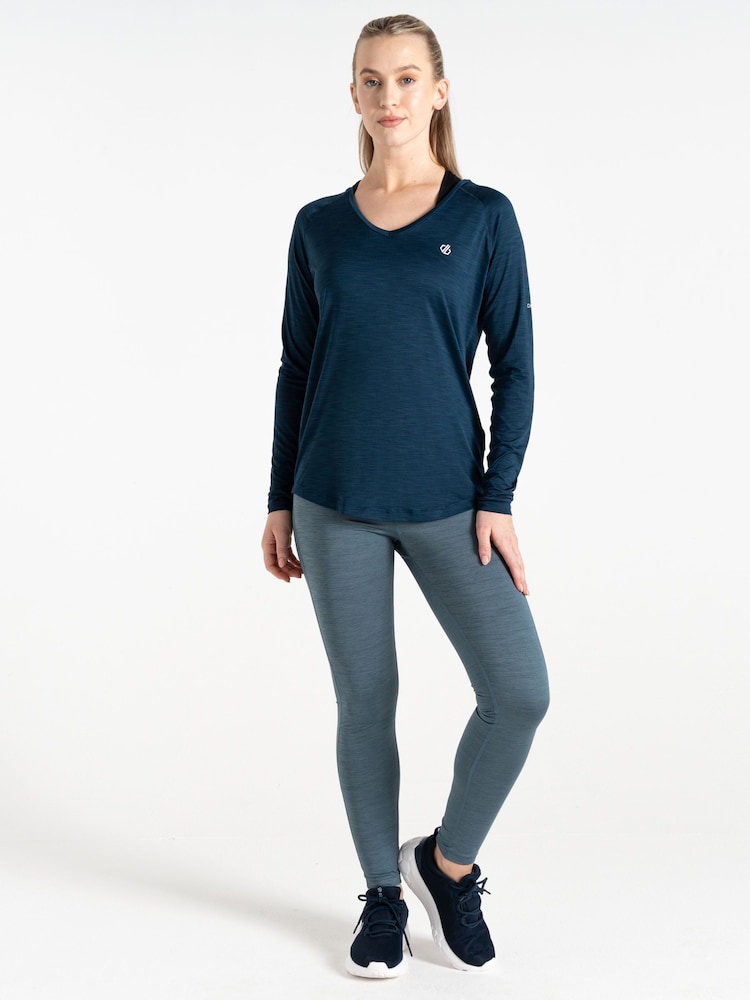 Dare 2b Womens Blue Discern Lightweight T-Shirt - Image 1 of 5