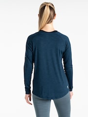 Dare 2b Womens Blue Discern Lightweight T-Shirt - Image 2 of 5