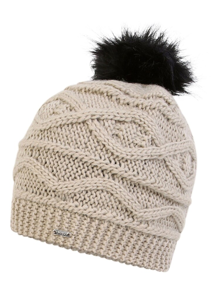 Кремовый - Dare 2b Womens Remind II Knitted Winter Bobble Hat - Image 1 of 3