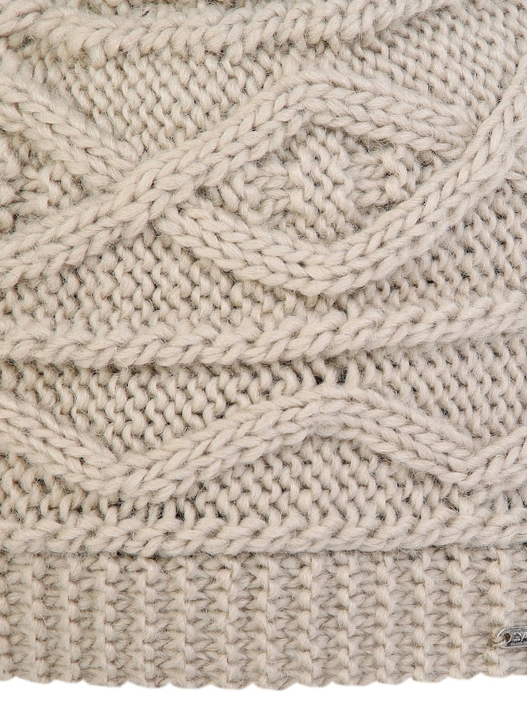 Кремовый - Dare 2b Womens Remind II Knitted Winter Bobble Hat - Image 3 of 3