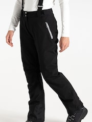 Black - Dare 2b Womens Diminish Waterproof Insulated Ski Trousers - Image 3 of 6