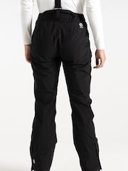 Black - Dare 2b Womens Diminish Waterproof Insulated Ski Trousers - Image 4 of 6