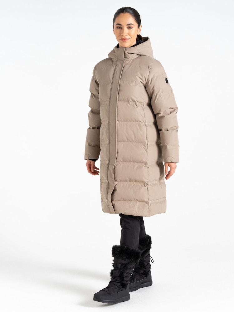 Dare 2b Womens Wander Padded Brown Jacket - Image 1 of 4