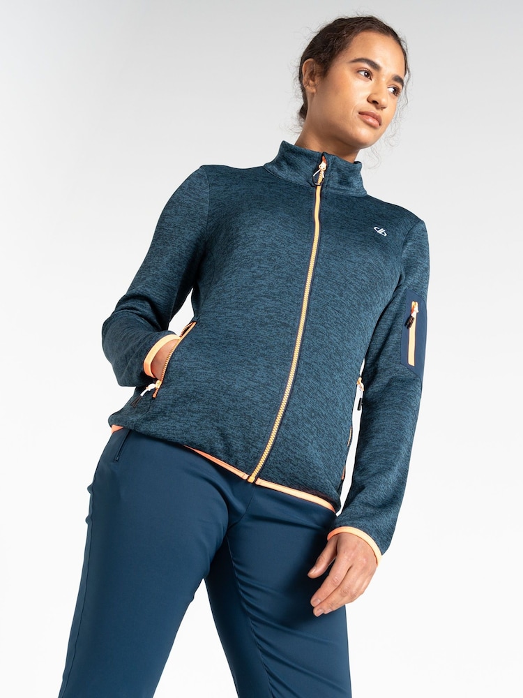 Dare 2b Womens Blue Torrek Zip Through Fleece - Image 1 of 6