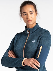 Dare 2b Womens Blue Torrek Zip Through Fleece - Image 5 of 6