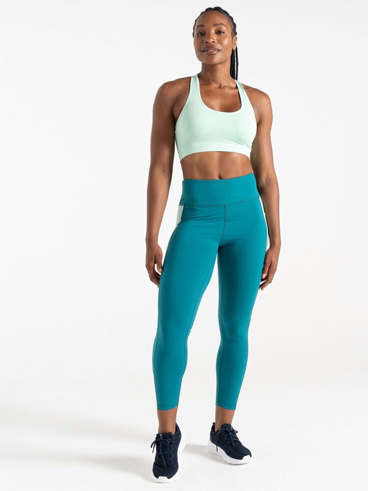 Dare 2b Womens Green Don't Sweat It II Sports Bra - Image 2 of 7