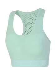Dare 2b Womens Green Don't Sweat It II Sports Bra - Image 6 of 7