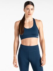 Dare 2b Womens Blue Don't Sweat It II Sports Bra - Image 1 of 9