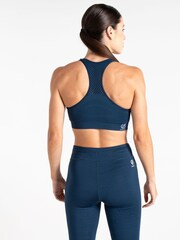 Dare 2b Womens Blue Don't Sweat It II Sports Bra - Image 3 of 9