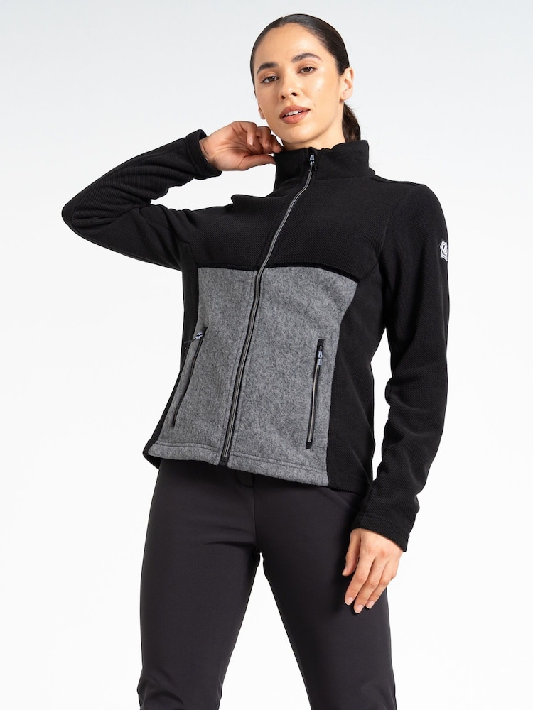 Dare 2b Womens Thriving Zip Up Black Sweater - Image 1 of 9 Dare 2b Womens Thriving Zip Up Black Sweater - Image 1 of 9
