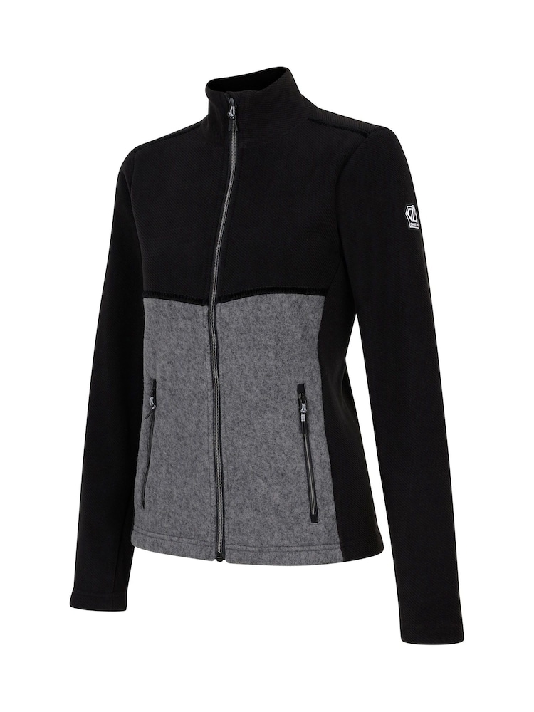 Dare 2b Womens Thriving Zip Up Black Sweater - Image 9 of 9