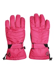 Dare 2b Womens Pink Acute Waterproof Ski Gloves - Image 1 of 4