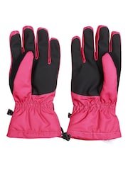 Dare 2b Womens Pink Acute Waterproof Ski Gloves - Image 3 of 4