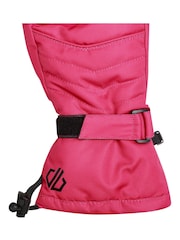 Dare 2b Womens Pink Acute Waterproof Ski Gloves - Image 4 of 4