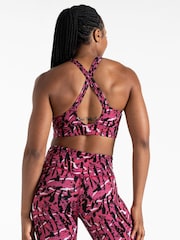 Dare 2b Womens Pink Swift II Sports Bra - Image 6 of 9