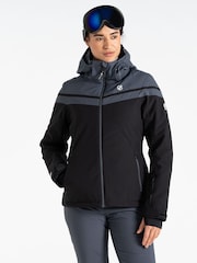 Dare 2b Womens Flurry Ski Black Jacket - Image 1 of 9